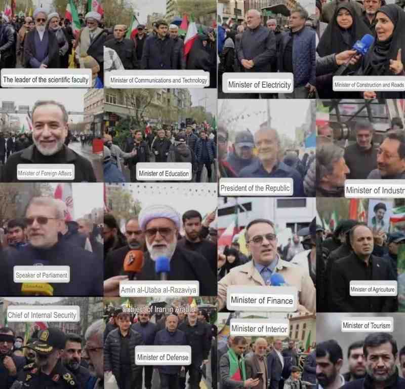  硝烟之下不退缩；伊朗高层街头现身，传递坚定信号。 新闻