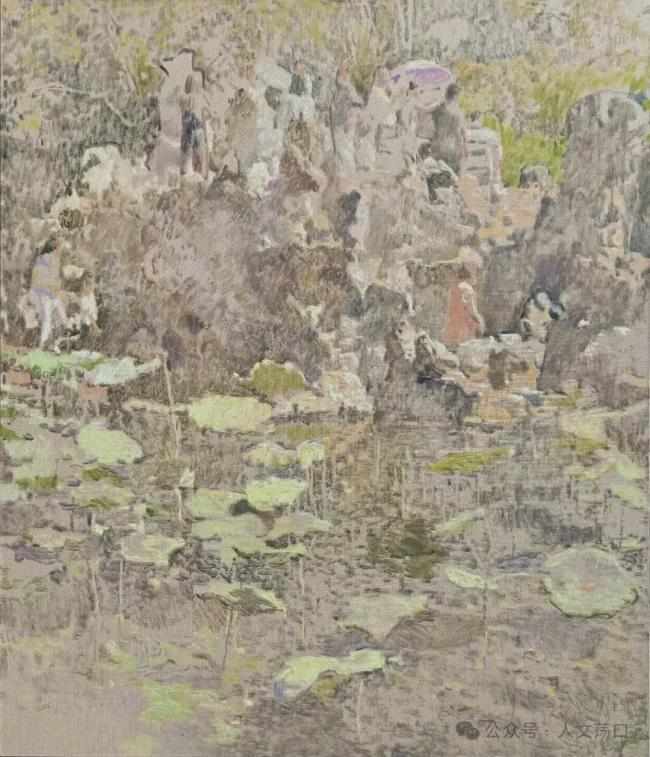 油画技法重构江南精神原乡:张淳“水性质感”改造的突破性探索 书画藏品
